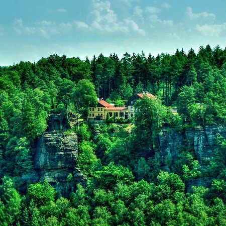 Hotel Garni Belveder Hřensko Esterno foto