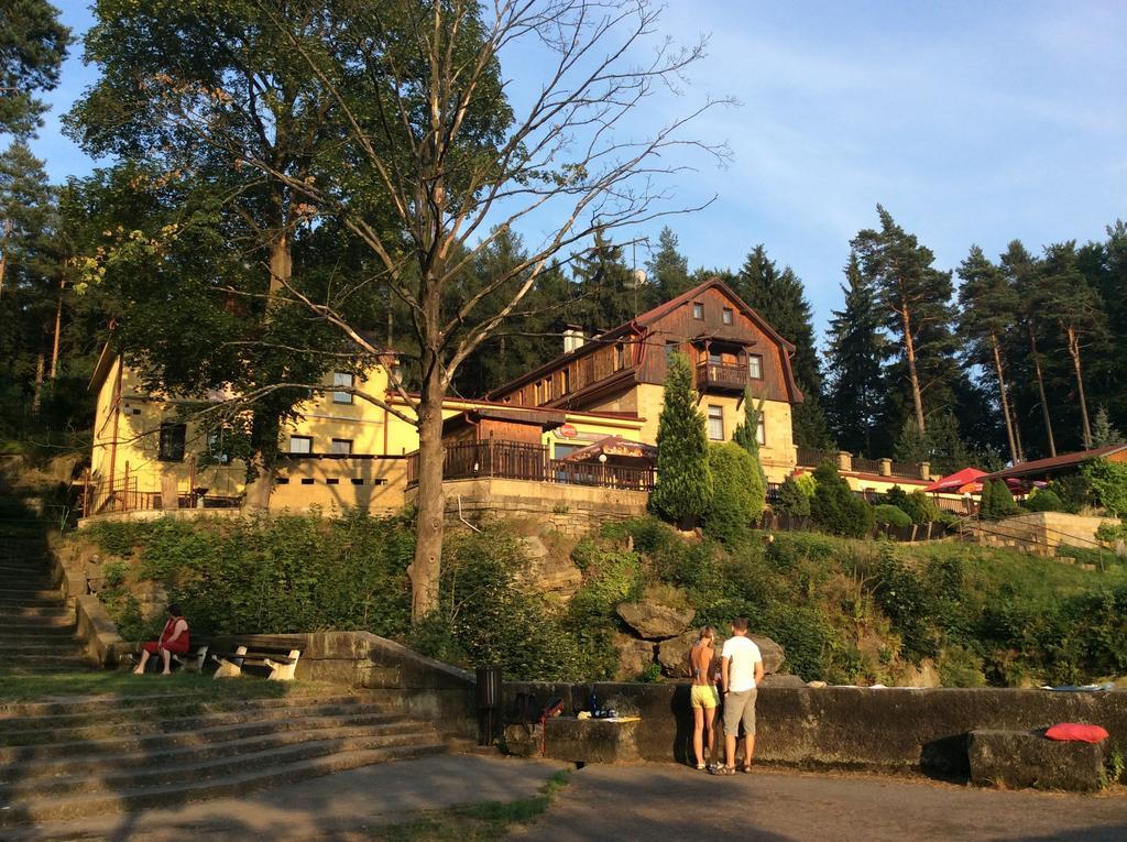 Hotel Garni Belveder Hřensko Esterno foto