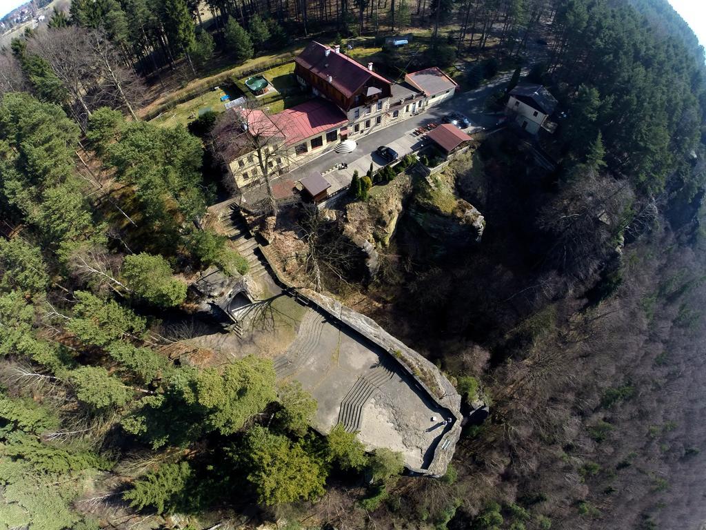 Hotel Garni Belveder Hřensko Esterno foto