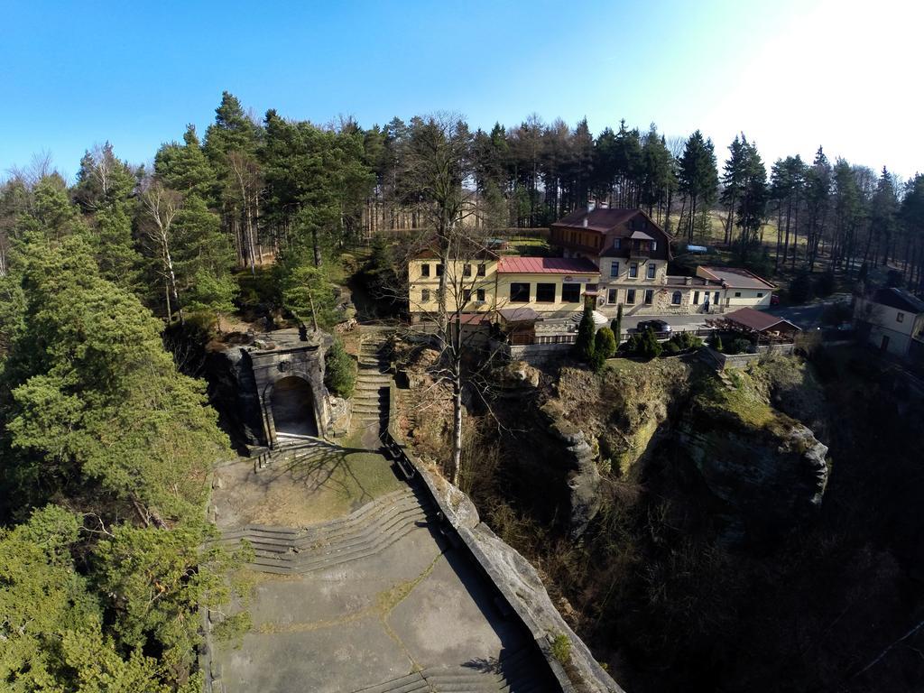 Hotel Garni Belveder Hřensko Esterno foto