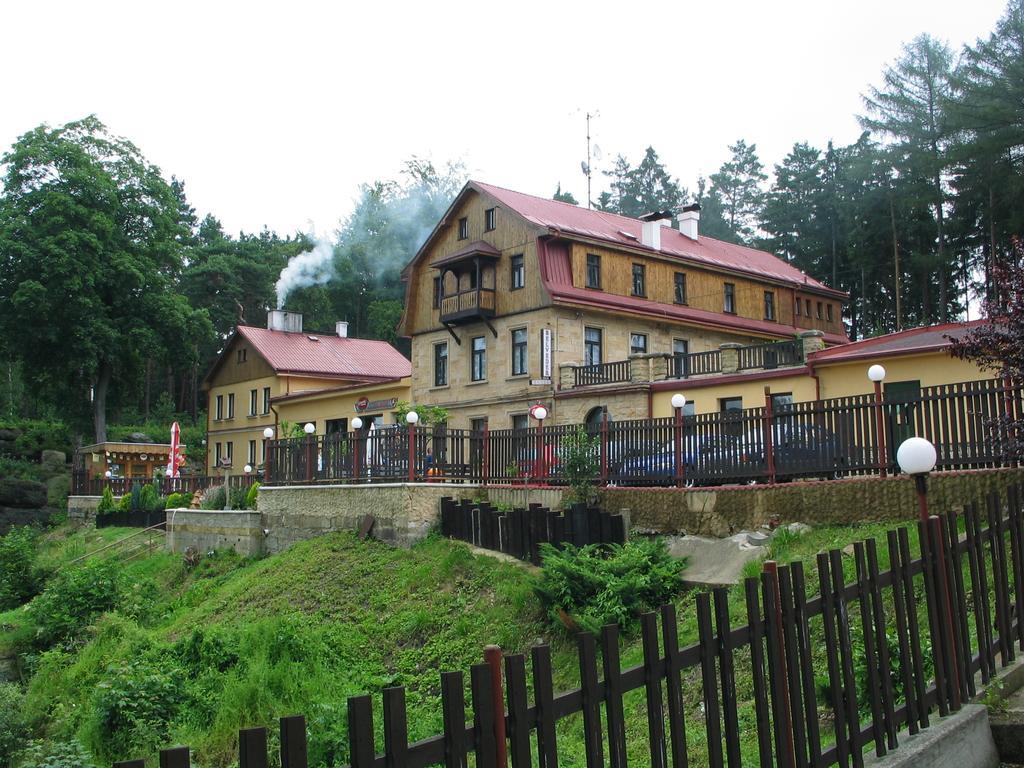 Hotel Garni Belveder Hřensko Esterno foto