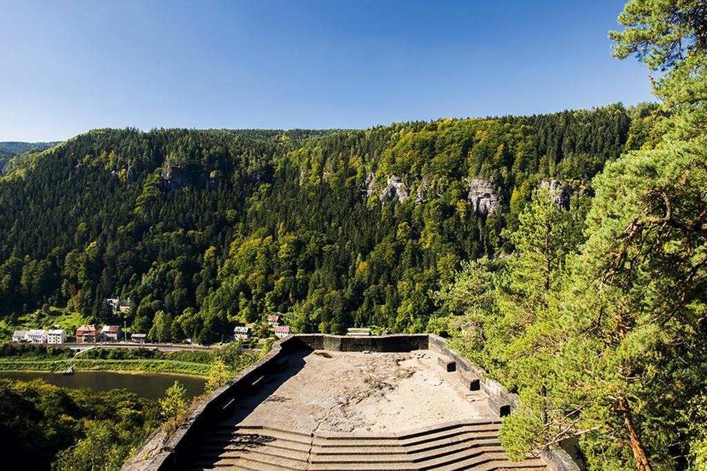 Hotel Garni Belveder Hřensko Esterno foto