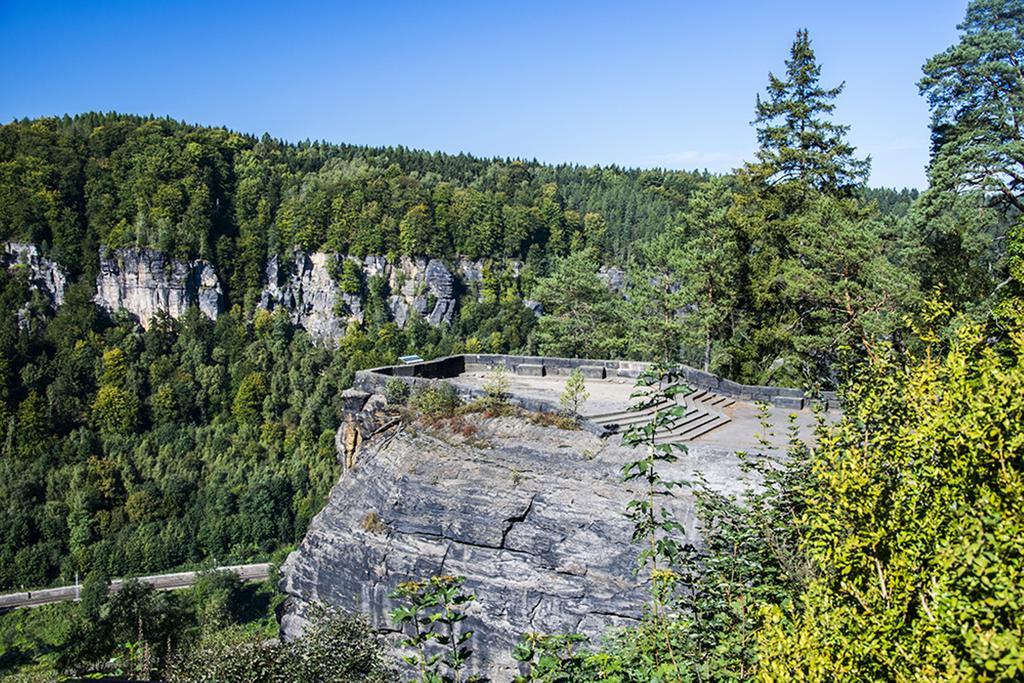 Hotel Garni Belveder Hřensko Esterno foto