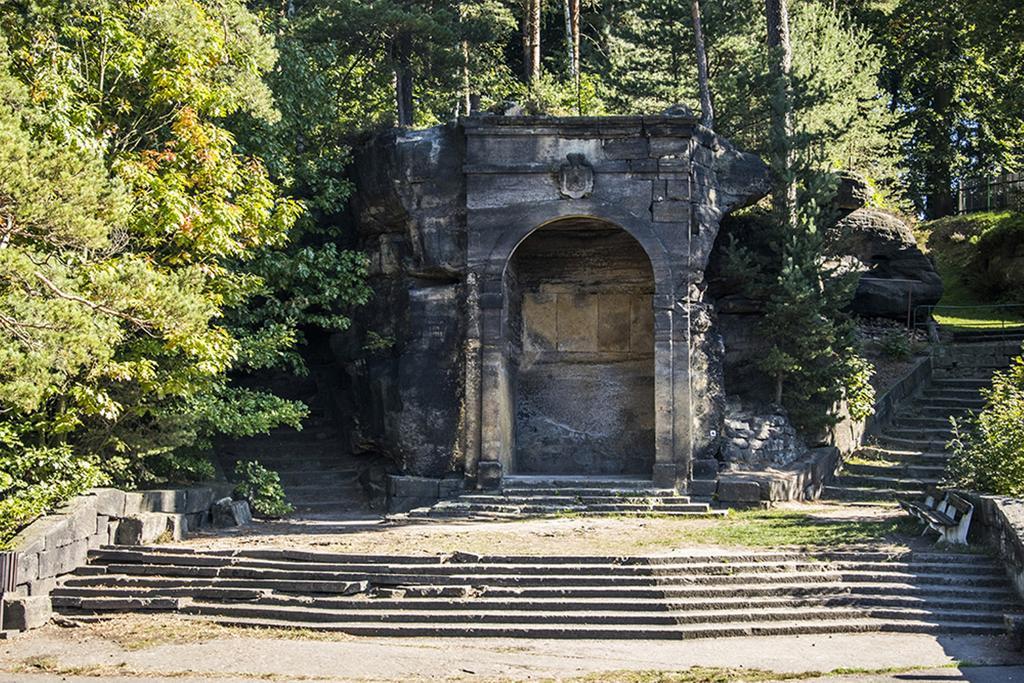 Hotel Garni Belveder Hřensko Esterno foto